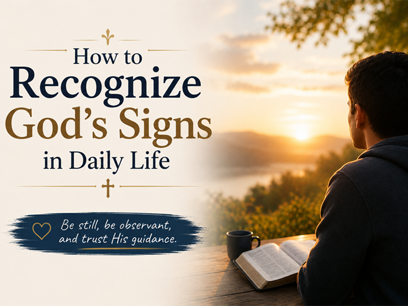 How to Recognize God’s Signs in Daily Life